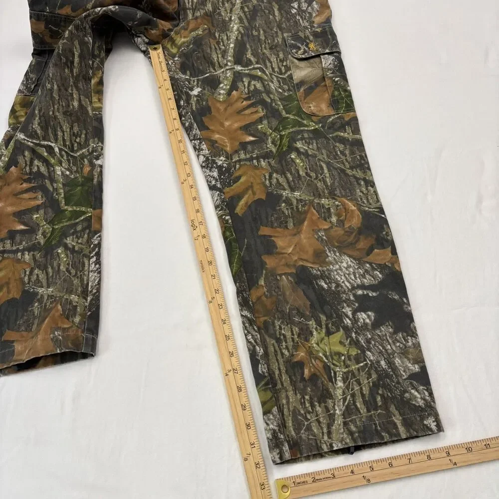 Browning Camouflage Pants Mens 2XL Cargo, Hunting Archery Outdoor Camo Mossy Oak